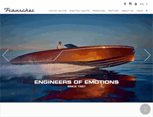 Tablet Screenshot of frauscherboats.com